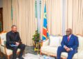 Haut-Katanga : Martin Kazembe présente la situation économique et sécuritaire de la province au président Félix Tshisekedi