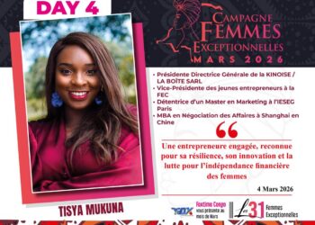 Tisya MUKUNA : Une entrepreneure engagée, résiliente, innovante