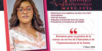 Femmes exceptionnelles : Egée Tshiala Sorel, du micro à l’Assemblée provinciale, un engagement inébranlable pour l’éducation
