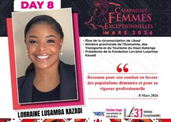 Lorraine Lusamba Kazadi: femme exceptionnelle reconnue pour sa rigueur professionnelle