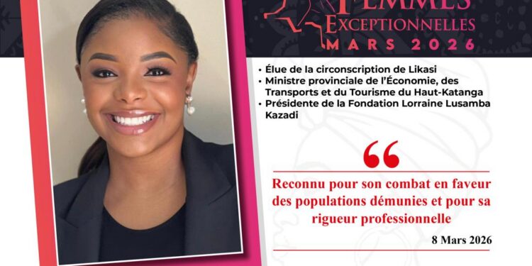 Lorraine Lusamba Kazadi: femme exceptionnelle reconnue pour sa rigueur professionnelle