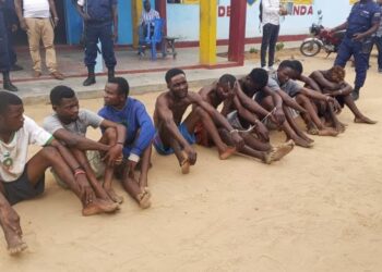 Kongo Central : La police nationale congolaise arrête Plus de neuf criminels à Muanda