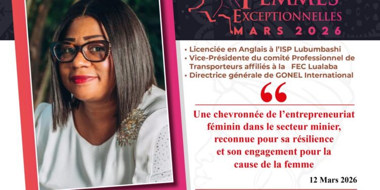 Nathalie BANZA MALOBA : Une chevronnée de l’entrepreneuriat féminin dans le secteur minier