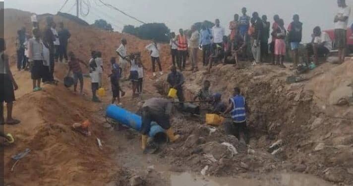 Kinshasa : Une pénurie d’eau potable frappe Petro-Congo et Sans Fil à Masina après des travaux ferroviaires (Constat)