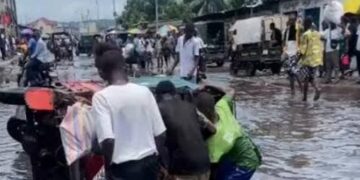 Kinshasa : à Mokali, la pluie du 29 mars perturbent les activités économiques dans la commune de Kimbanseke