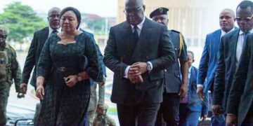 Kinshasa : Félix Tshisekedi rend un dernier hommage à Catherine Nzuzi wa Mbombo au Palais du peuple