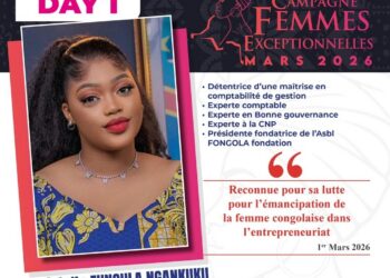 Christelle Fungula Ngankuku : femme exceptionnelle, distinguée dans la lutte pour l’émancipation de la femme congolaise