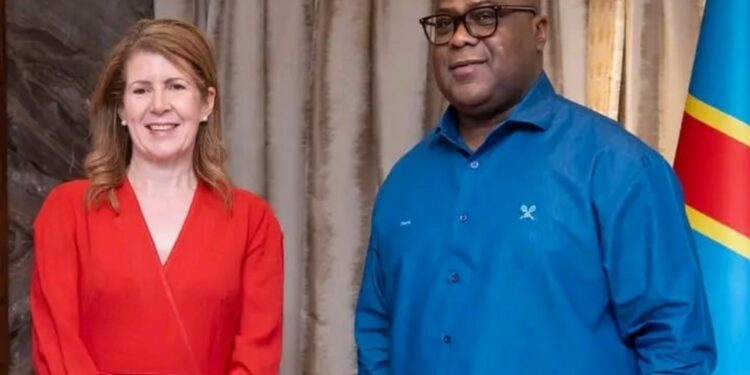 RDC: Félix Tshisekedi échange avec la ministre britannique du développement international sur la coopération avec le Royaume-Uni