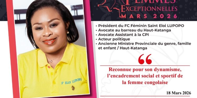 Femme Exceptionnelle : Me Gisèle Ngungua Sangua, incontestablement Femme aux milles facettes: leader politique sportif et communautaire engagée dans la promotion de la femme
