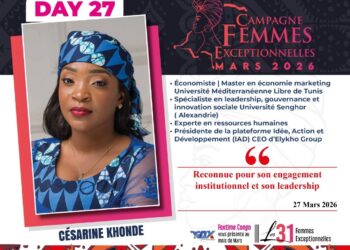 Césarine Khonde : une femme exceptionnelle engagée dans l’autonomisation des femmes et la promotion des talents