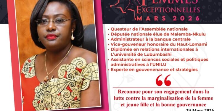 Chimène Polipoli Lunda : Femme exceptionnelle, modèle d’excellence féminine dans la gestion publique congolaise