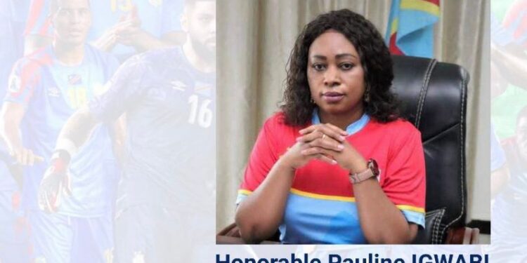 Qualification de la RDC au Mondial 2026 : l’honorable Pauline Igwabi salue les efforts du président Tshisekedi pour redorer le blason du sport