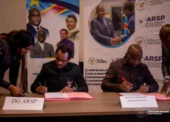 Valorisation des Acquis de l’Expérience : l’ARSP et le ministère de la Formation professionnelle signent à Mbujimayi un protocole d’accord pour faciliter l’emploi des jeunes techniciens