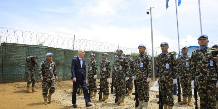 Nord-Kivu : Le nouveau chef de la MONUSCO, James Swan, en mission sécuritaire à Beni