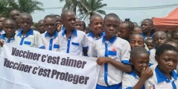 Kwango: la triple campagne intégrée de vaccination contre la rougeole, rubéole et la poliomyélite lancée