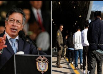 Arrivée des Migrants à Kinshasa : Le président colombien Gustavo Petro a ordonné à son Gouvernement de rapatrier tous ses ressortissants envoyés des Etats -Unis jusqu’en RDC avec les mains enchaînées