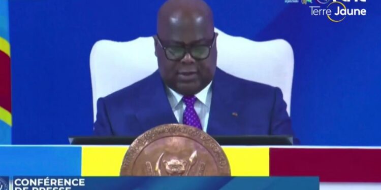 Félix Tshisekedi aux journalistes : « être libre n&rsquo;est pas être affranchi de l&rsquo;éthique, de la vérification des faits et de l&rsquo;intérêt supérieur de la nation »