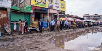 Kinshasa : Le gouvernement relance en urgence les travaux de l’avenue Kianza à Ngaba