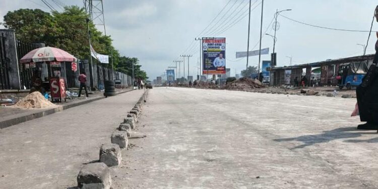 Kinshasa : Le petit boulevard Lumumba à Limete bientôt ouvert à la circulation