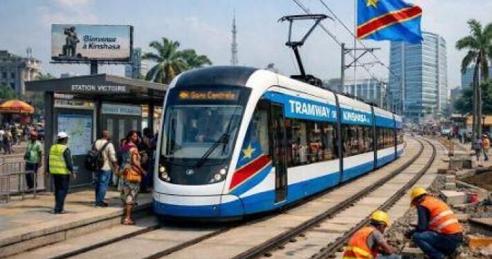 Kinshasa : John Banza annonce la mise en service du Tramway en 2027