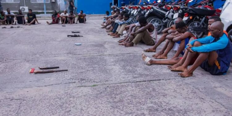 Kinshasa : 43 présumés bandits armés arrêtés à N’djili Brasserie