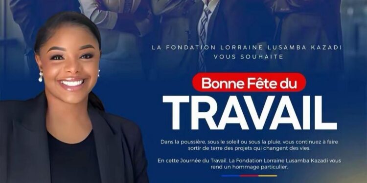 Fête du Travail : l’honorable Laurraine Lusamba salue l’engagement des travailleurs congolais