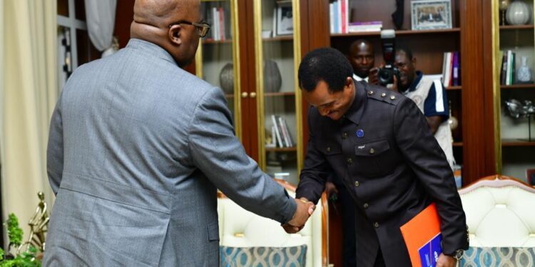 ARSP : le DG Miguel Kashal remercie le Chef de l’État Félix Tshisekedi pour la confiance placée en lui pendant trois ans et lui réitère sa loyauté indéfectible