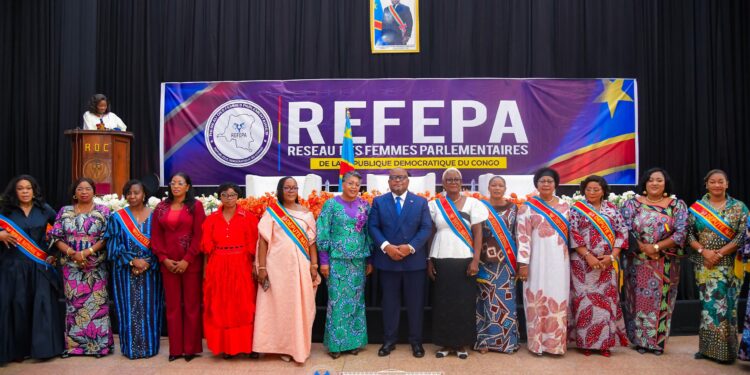 Sortie officielle du REFEPA en RDC : le rapporteur du réseau Dominique Munongo Inamizi salue l’aboutissement des efforts et le début d’une nouvelle dynamique des femmes parlementaires