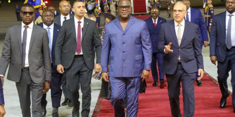 Coopération RDC-Egypte : Félix Tshisekedi en visite d’Etat de 48 heures au Caire