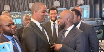 Remise et reprise à l’ARSP : le président du forum national de la jeunesse Patrick Katengo a accompagné le nouveau DG TED BELESHAYI