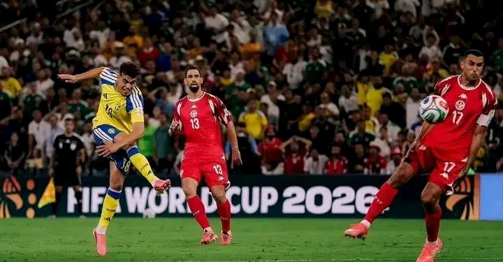 Mondial FIFA 2026 : La Suède humilie la Tunisie et prend les commandes du groupe F