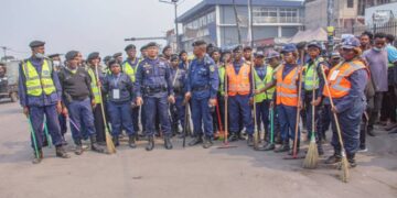 Kinshasa : La police intensifie les opérations d’assainissement après les instructions de Félix Tshisekedi