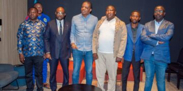Haut-Katanga : une délégation des jeunes entrepreneurs conduite par l&rsquo;honorable Patrick Katengo a discuté avec le DG de l’ARSP des opportunités d’affaires