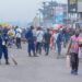 Kinshasa : La Police s’illustre dans les travaux d’assainissement sur le boulevard Lumumba à Masina (Constat)