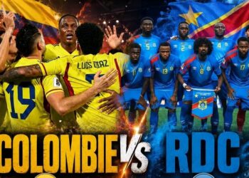 Coupe du Monde 2026: La RDC affronte la Colombie dans un match palpitant du Groupe K ce mercredi tôt le matin