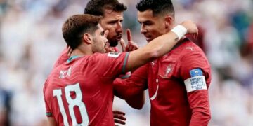 Coupe du monde 2026 : Le Portugal écrase l’Ouzbékistan 5-0 et prend la tête du groupe K