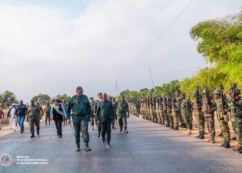 RDC : Guy Muadiamvita supervise des projets de modernisation à la base militaire de Kitona