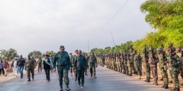 RDC : Guy Muadiamvita supervise des projets de modernisation à la base militaire de Kitona