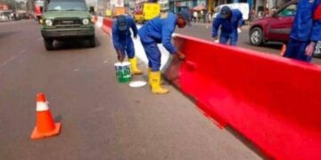 Kinshasa : Le Service national redonne des couleurs aux grandes artères de la capitale