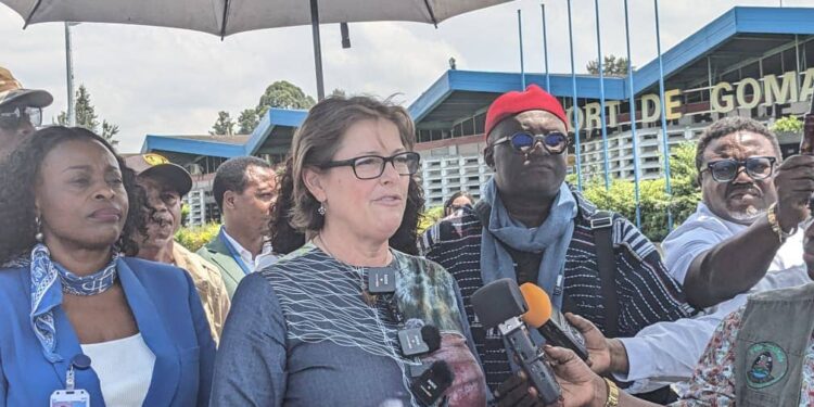 Guerre dans l&rsquo;Est : Vivian van de Perre arrive à Goma avec trois officiers des FARDC pour renforcer le mécanisme de surveillance du cessez-le-feu