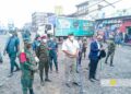 Kinshasa : Le commandant du Service national supervise les travaux d’assainissement réalisés par les Bâtisseurs sur l’axe Quartier 1–Aéroport de N’djili