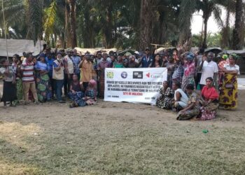Kalemie : 150 femmes déplacées et hôtes de Kabimba bénéficient des vivres dans le cadre d&rsquo;un projet d&rsquo;autonomisation