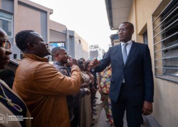 RDC : Guylain Nyembo en tournée d’inspection au ministère du Plan pour accélérer les grandes réformes nationales