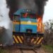 Haut-Lomami : une locomotive de la SNCC ravagée par un incendie sur le tronçon Kamina – Luena