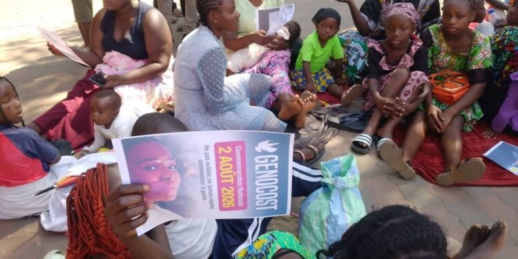 Lubumbashi : Des déplacés de Goma et Bukavu manifestent pour réclamer une assistance humanitaire