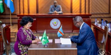 RDC : Félix Tshisekedi a présidé la signature de l’accord créant le bureau-pays de l’AUDA-NEPAD à Kinshasa
