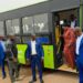 Lualaba : la Gouverneure Fifi Masuka lance les premiers bus de la société de Transport de Kolwezi (Sotrakol)
