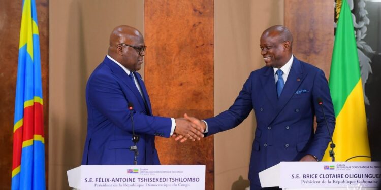 Félix TSHISEKEDI à Libreville : la RDC et le Gabon signent un accord sur l’exemption réciproque des visas