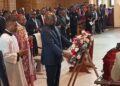 RDC : Félix Tshisekedi rend un dernier hommage à Nyembo Shabani à la cathédrale Notre-Dame de Lingwala
