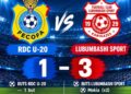 Football : sous la conduite de leur président Pitshi NZONDE , les kamikazes de Lubumbashi sport écrasent les Léopards de moins de 20 ans